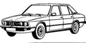 Капаци за BMW 5 Ser (E12) от 1972 до 1981