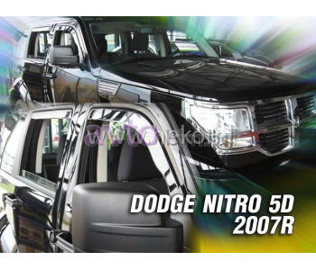 Комплект предни и задни ветробрани за DODGE NITRO от 2006 до 2012
