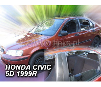 Комплект предни и задни ветробрани за HONDA CIVIC VI (EJ, EK) хечбек от 1995 до 2001