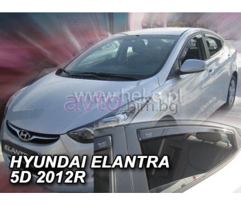 Комплект предни и задни ветробрани за HYUNDAI ELANTRA (MD, UD) седан от 2010 до 2015