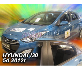 Комплект предни и задни ветробрани за HYUNDAI i30 купе от 2013