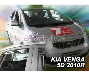 Комплект предни и задни ветробрани за KIA VENGA (YN) от 2010